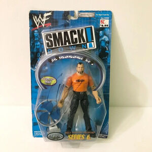 2000 Tazz WWF Smackdown Series 6 Wrestling Figure  Signed